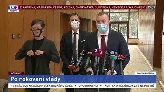 TB predstaviteľov vlády k najnovším opatreniam a štrukturálnym fondom