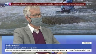 ŠTÚDIO TA3: D. Guľáš o rozvoji športovej infraštruktúry