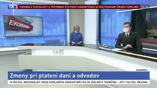 HOSŤ V ŠTÚDIU: M. Sameková o platení daní a odvodov po pandémii