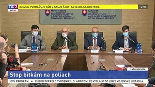 TB ministra J. Mičovského a šéfa PPA T. Guniša o bitkách na poliach
