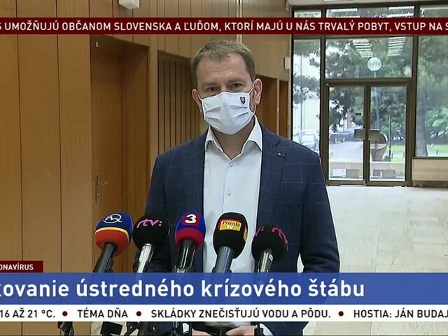Vyhlásenie I. Matoviča po rokovaní krízového štábu