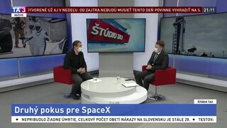 ŠTÚDIO TA3: Štart vesmírnej lode Crew Dragon s ľudskou posádkou