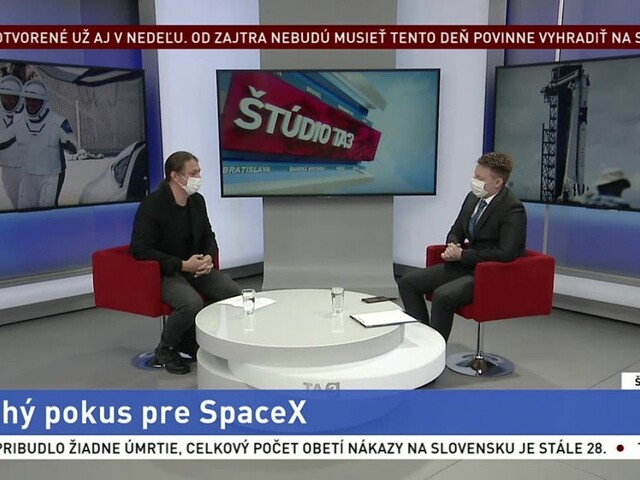 ŠTÚDIO TA3: Štart vesmírnej lode Crew Dragon s ľudskou posádkou