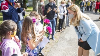 Prezidentka navštívila školákov. Vysvetlila, ako si vybrala ZŠ