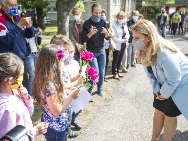Prezidentka navštívila školákov. Vysvetlila, ako si vybrala ZŠ