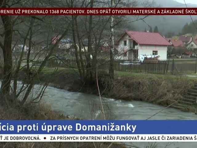 Ochranári sú proti úprave Domanižanky, má ísť o drastický zásah