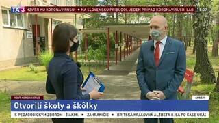 Starosta Ľ. Tvrdoň o otvorení školy v Lozorne
