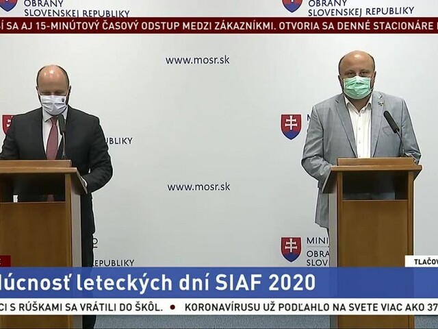TB ministra obrany J. Naďa o budúcnosti leteckých dní na Sliači