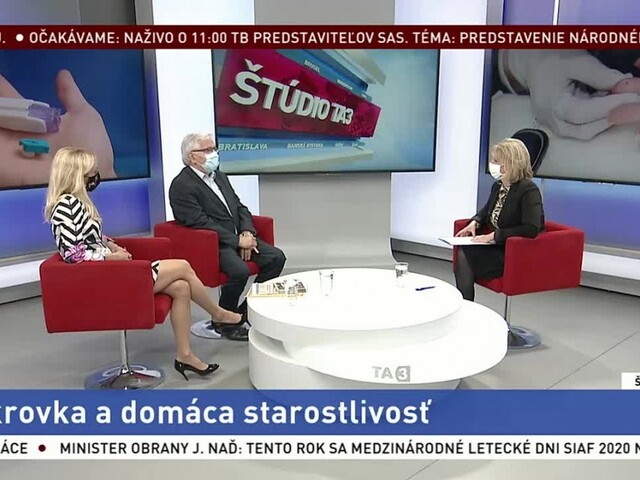 ŠTÚDIO TA3: J. Ročiaková a V. Uličiansky o diabetikoch v čase pandémie
