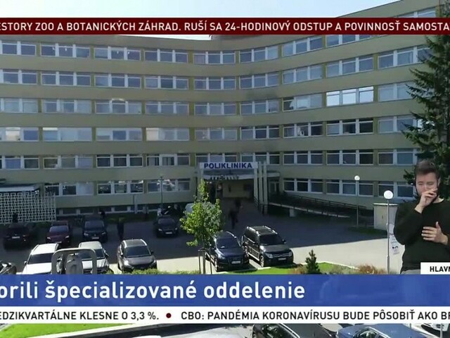 V Ružinove otvorili oddelenie pre pacientov na pľúcnej ventilácii