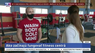 Riaditeľ športového klubu B. Križák o otvorení fitnescentier