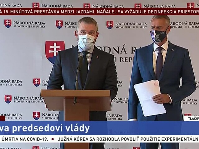 TB P. Pellegriniho a R. Rašiho aj o núdzovom stave