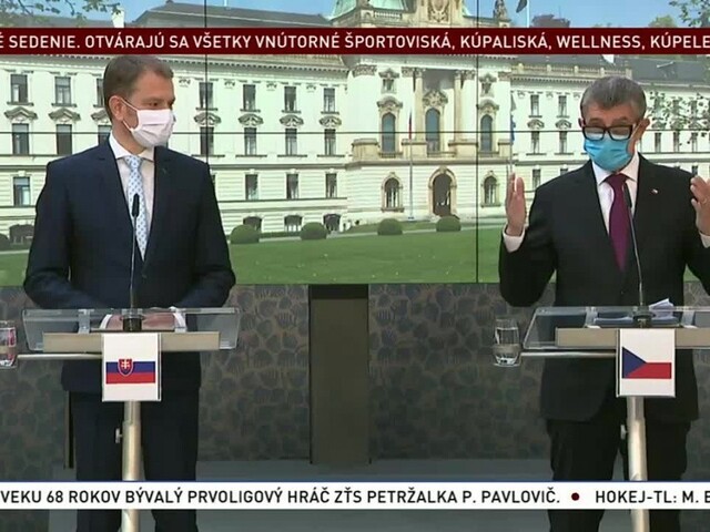 TB I. Matoviča a A. Babiša po spoločnom rokovaní v Prahe