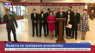 TB predstaviteľov strany SaS k vystúpeniu prezidentky v parlamente