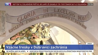 Vzácne fresky zachránia, zásluhu na tom majú tisícky Slovákov