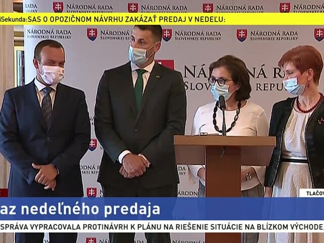 TB predstaviteľov strany SaS o zákaze nedeľného predaja