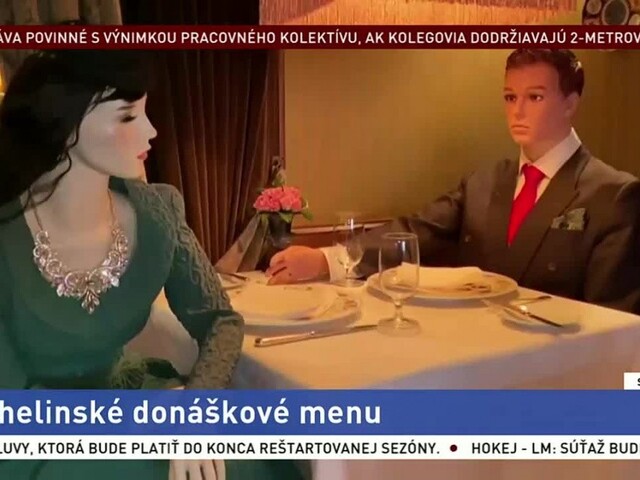 Michelinské donáškové menu / Papieroví fanúšikovia na tribúne