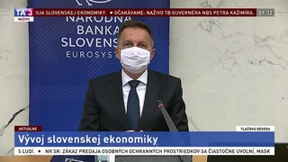 TB guvernéra NBS P. Kažimíra o vývoji slovenskej ekonomiky
