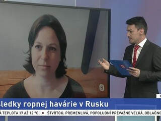 ŠTÚDIO TA3: Ekologická aktivistka L. Szabová o ropnej havárii v Rusku