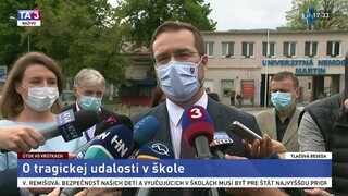 TB ministra M. Krajčího o tragickej udalosti v škole
