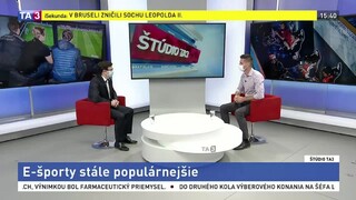 ŠTÚDIO TA3: Prezident SAEŠ K. Cagáň o e-športoch