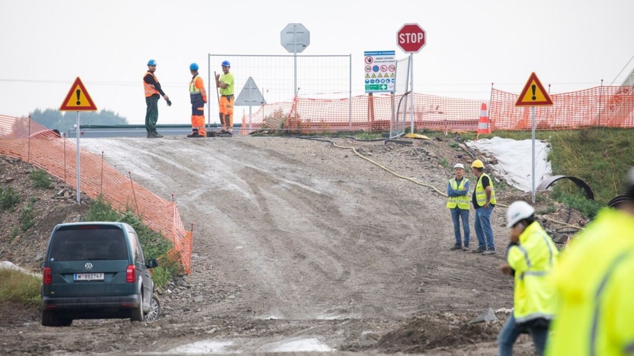 Búrka poškodila úsek novej diaľnice D4/R7. Zhotoviteľ reagoval