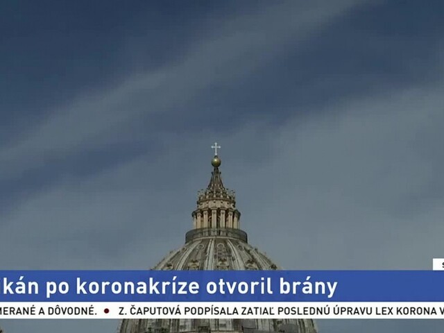 Vatikán po koronakríze otvoril brány/ Rúška ako svedectvo doby