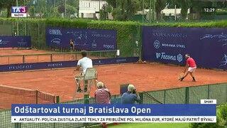 Domáce tenisové podujatie Bratislava Open sa začalo