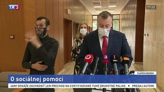 TB M. Krajniaka a P. Krištúfkovej o sociálnej pomoci