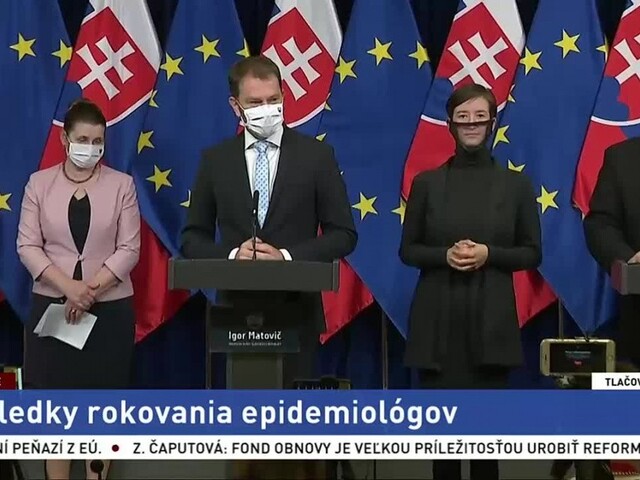 TB I. Matoviča, J. Mikasa a epidemiológov o ďalšom uvoľňovaní