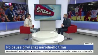 ŠTÚDIO TA3: Tréner P. Streicher o prvom zraze národného tímu