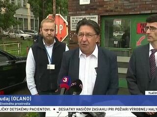 TB ministra životného prostredia J. Budaja o envirokontrole v Istrocheme