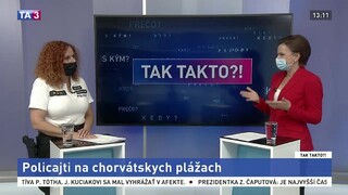 Policajti na chorvátskych plážach