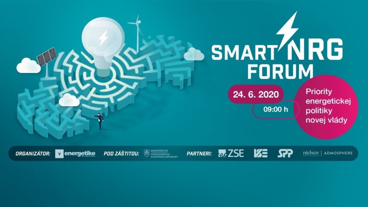 Prvá online energetická konferencia Smart NRG Forum: Odbornú diskusiu o energetike sprístupňujeme všetkým
