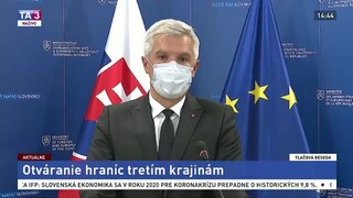 TB ministra zahraničia I. Korčoka o otváraní hraníc pre tretie krajiny