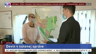 Starostka mestskej časti Devín Ľ. Kolková o Devíne v nútenej správe