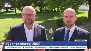 Brífing R. Sulíka a K. Galeka o výbere predsedu ÚRSO