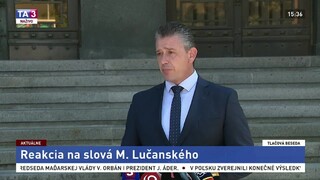 Reakcia R. Mikulca na odchod M. Lučanského z vedenia PZ