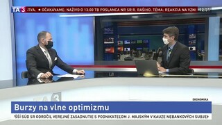 HOSŤ V ŠTÚDIU: Analytik S. Pánis o vlne optimizmu na burzách