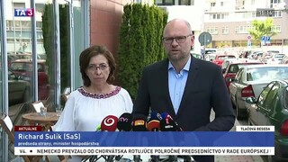 TB R. Sulíka a A. Zemanovej po rokovaní SaS o výzve na Kollárov odchod