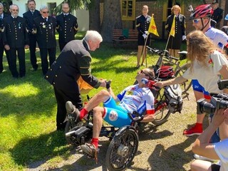 Káčer sa stretol s baníkmi i lesníkmi, bicykloval za Tomáša