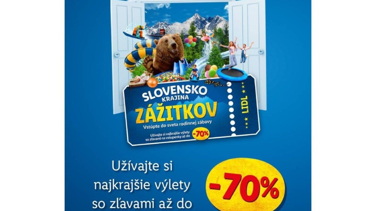 Krajina zážitkov: Lidl prispeje zákazníkom na výlety a dovolenky na Slovensku