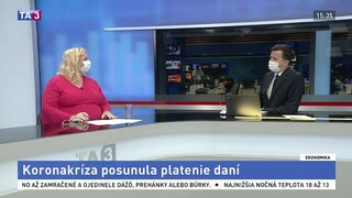 HOSŤ V ŠTÚDIU: A. Orda-Oravcová o posune platenia daní