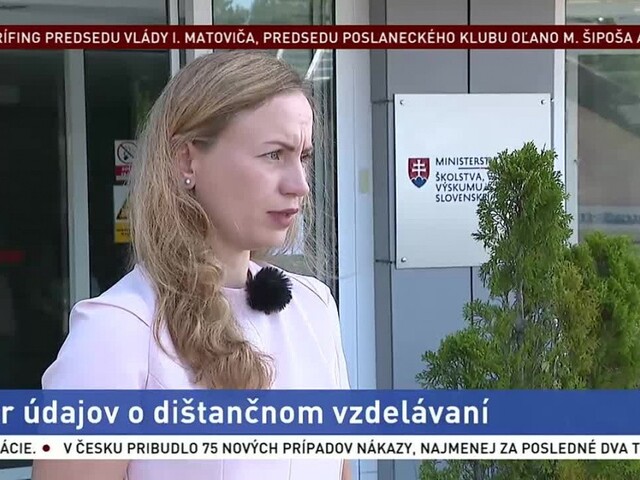 Štátna tajomníčka M. Filipová o zbere údajov o dištančnom vzdelávaní