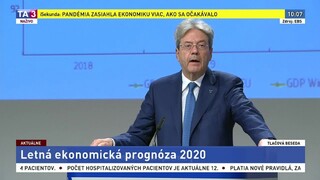 TB eurokomisára P. Gentiloniho o letnej ekonomickej prognóze