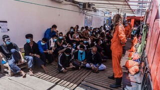 Na Sicílii sa vylodili migranti, čaká ich testovanie na koronavírus
