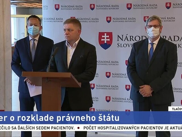 TB R. Fica, B. Suska a L. Kamenického zo Smeru o rozklade právneho štátu