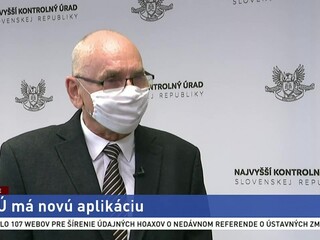 Predseda NKÚ K. Mitrík o novej aplikácii