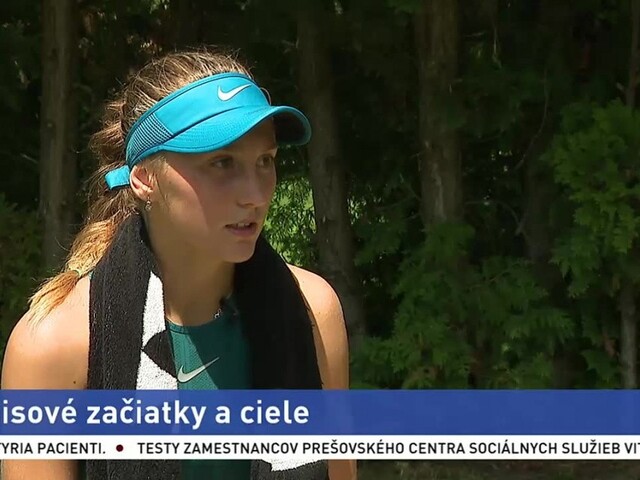 Tenistka R. Čisovská o svojich začiatkoch a cieľoch