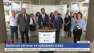 TB ministra M. Krajčího o duševnom zdraví vo vyhlásení vlády